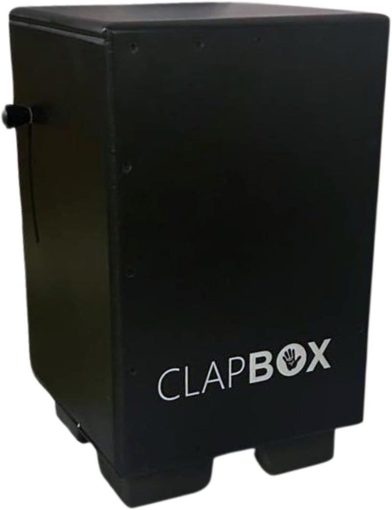 Clapbox Small Cajon (Small Size) - NOT MADE IN CHINA - 3 Internal Snares | Most Popular Cajon Brand Online (Black) - Image 1